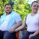 Overweight couple