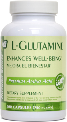 L-Glutamine bottle