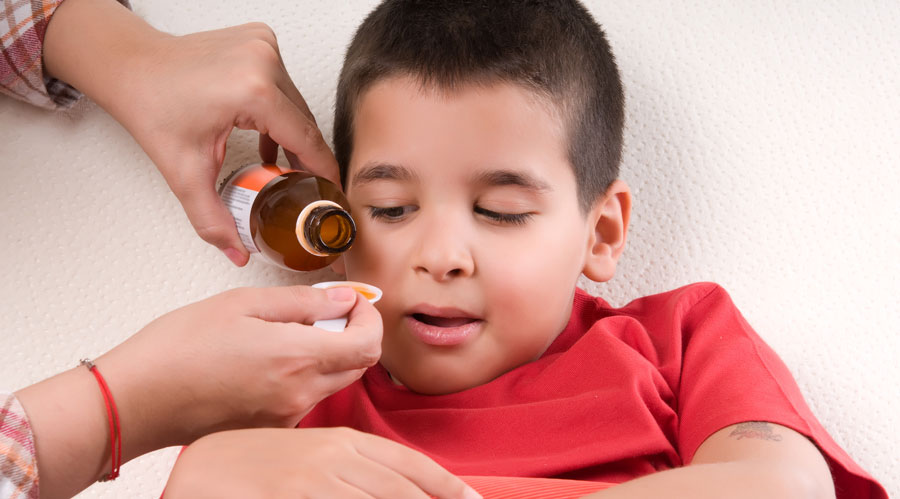 Cough Medicine sick boy