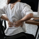 Lady with back pain