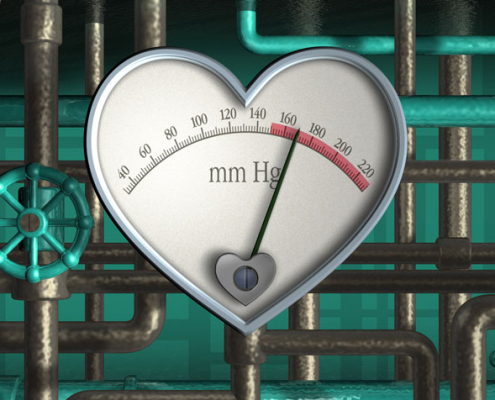 Hypertension-Heart-Gauge