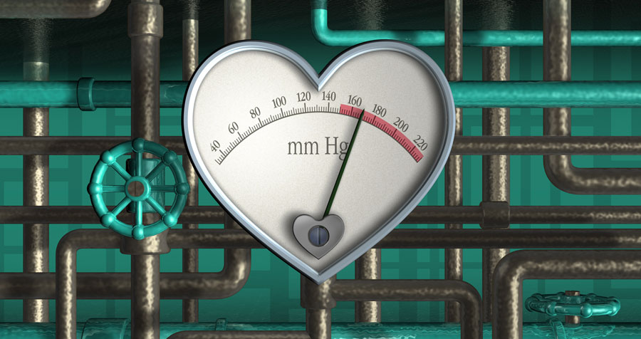 Hypertension-Heart-Gauge