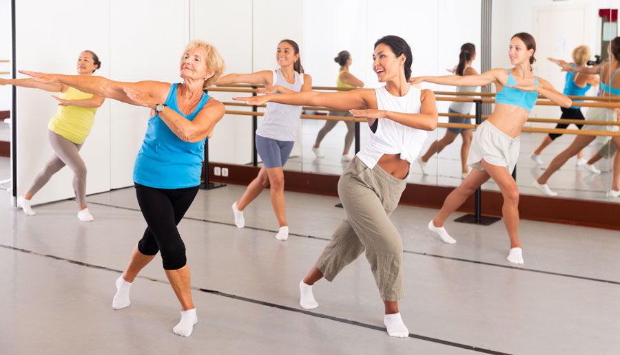 Mujeres haciendo ejercicio