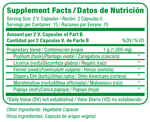 Intestinal Cleanser Part B